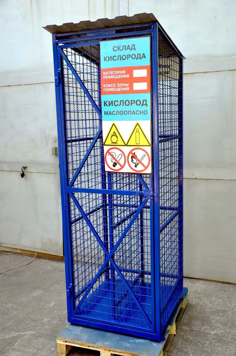 Виготовлення металоконструкцій для промислової безпеки шафи для балонів, контейнери для транспортування газових балонів та візки