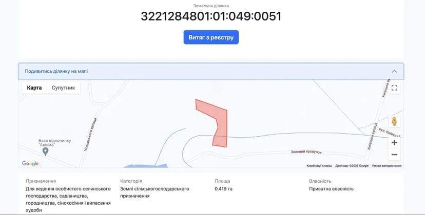 Сільськогосподарська земля: Літки, Київська область.