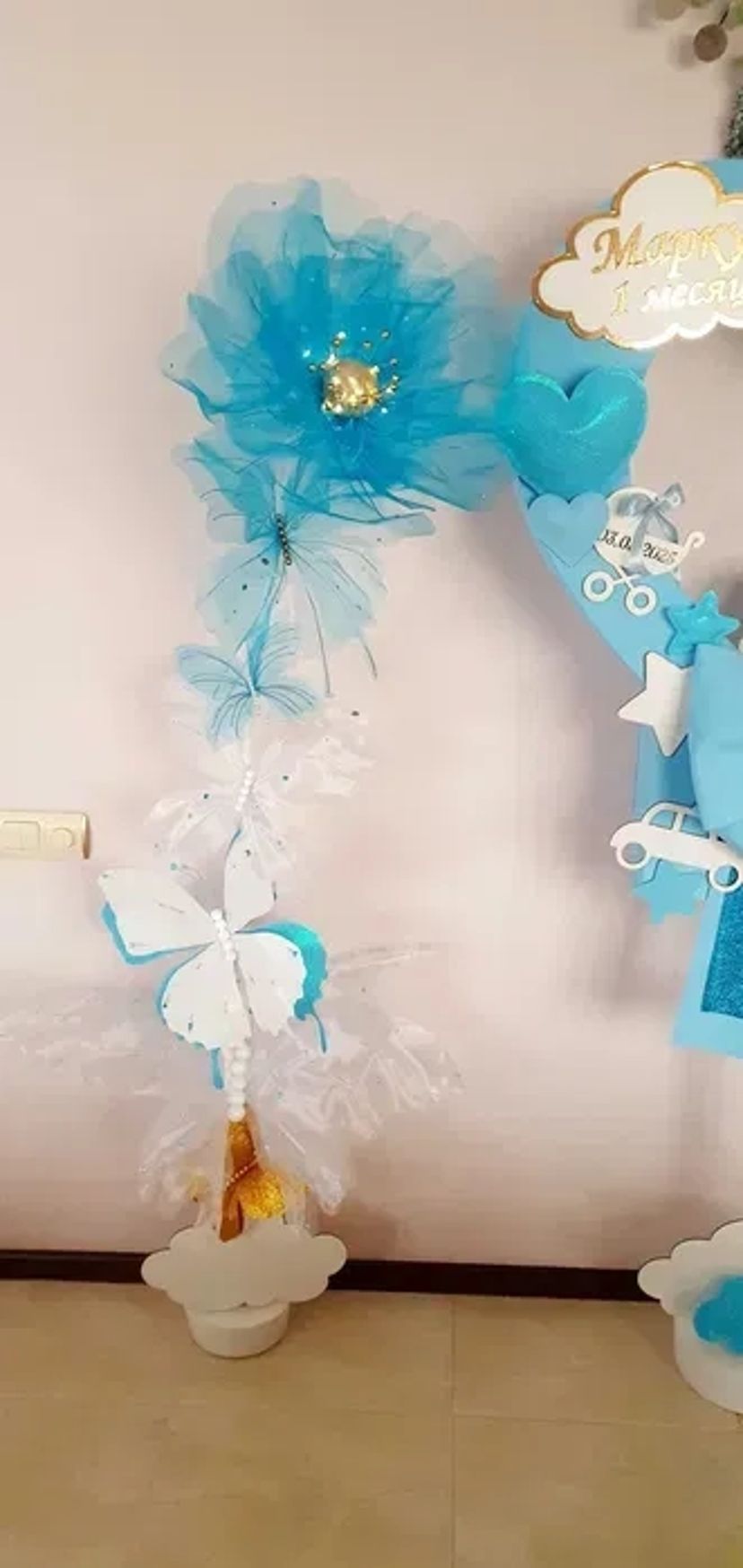 Фотозона на народження хлопчика