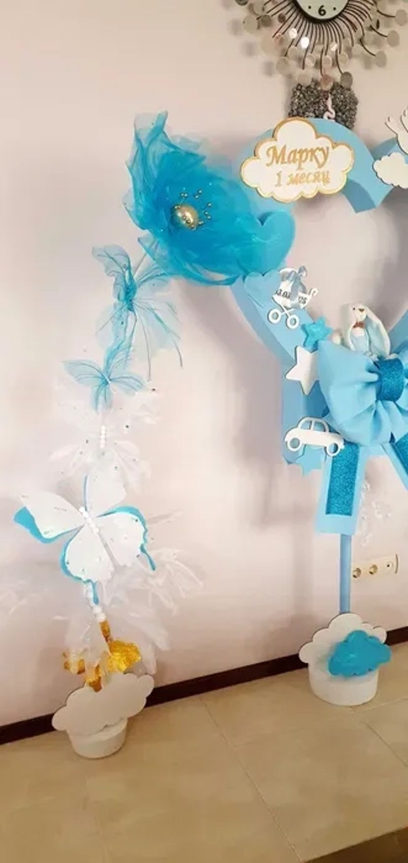 Фотозона на народження хлопчика