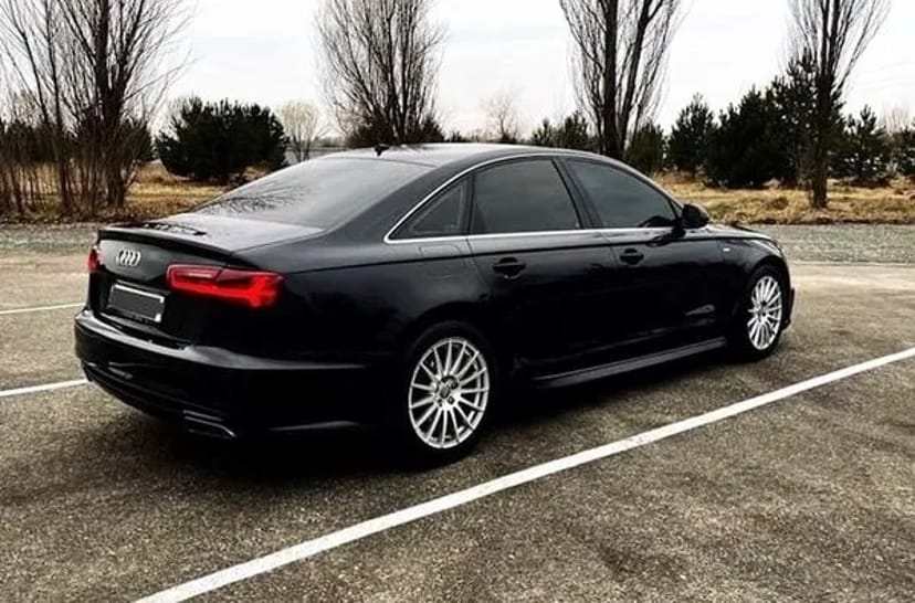 123 Авто на весілля AUDI A6 QUATTRO S Line чорна