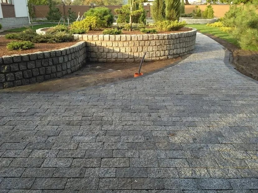 Укладка Гранита,Мрамора,Травертина,Брусчатки,Тротуарной плитки, Стяжка