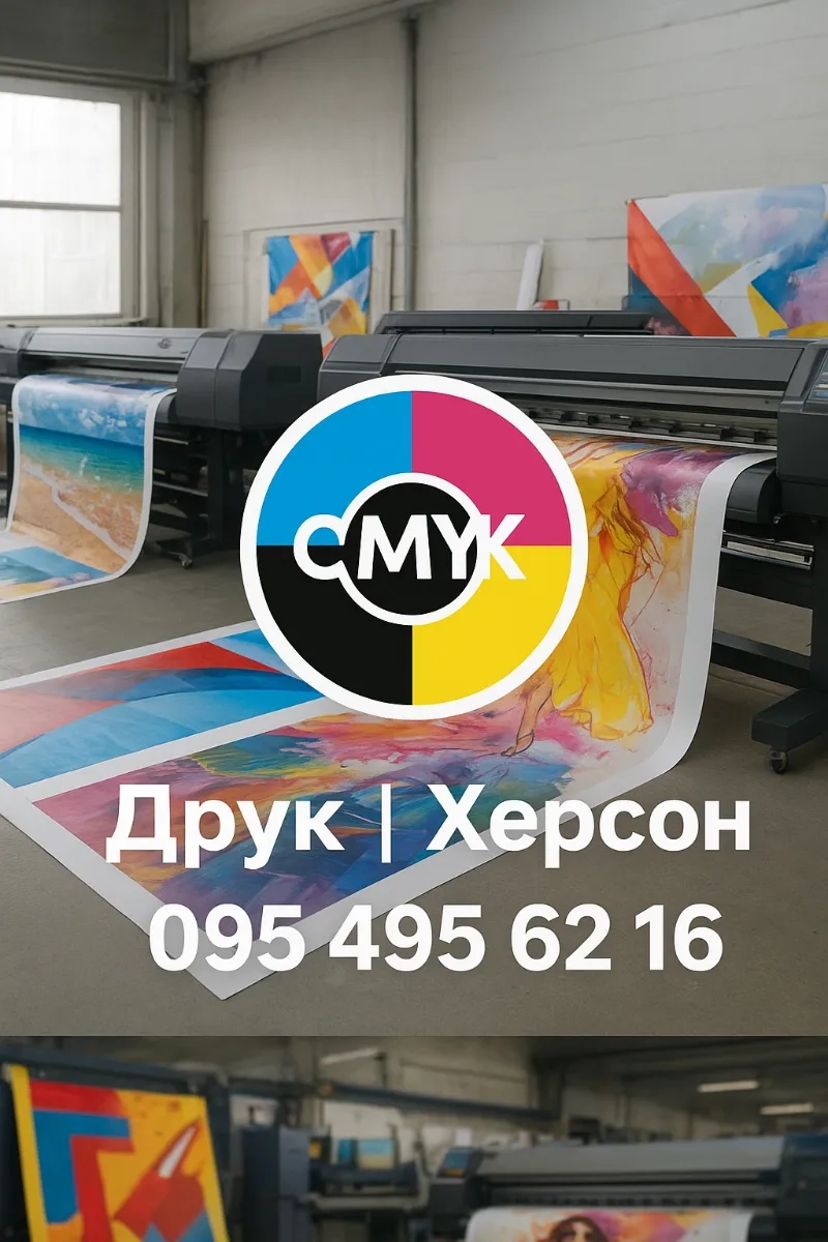 Виготовлення рекламної продукції. Широкоформатний друк.