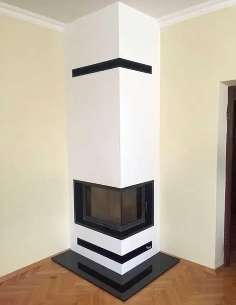 Камінна топка монтаж піч димохід монтаж каміна пічка димар