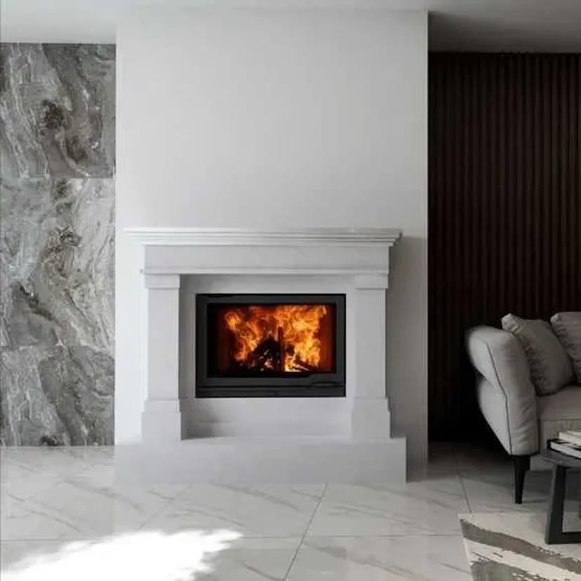 Камінна топка монтаж піч димохід монтаж каміна пічка димар