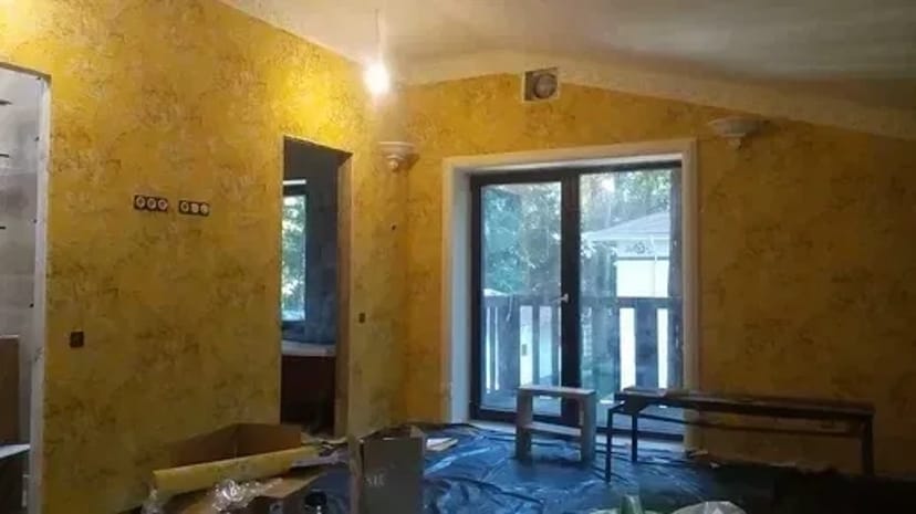 Поклейка шпалер будь-якого типу. Нанесення рідких шпалер. Підготовка.