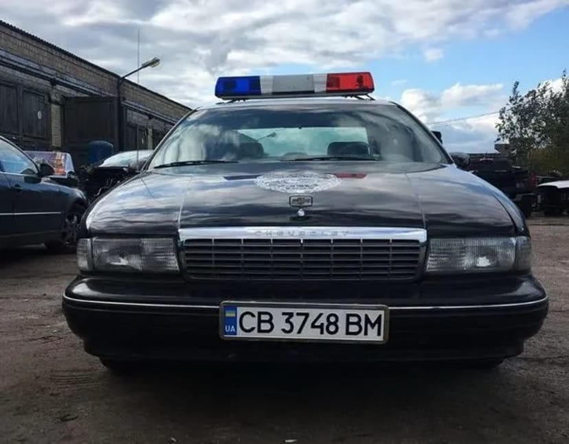 382 Автомобіль поліцій Chevrolet Caprice на зйомки