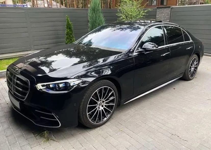 045 Авто на весілля Mercedes Benz S-class W223 S500 AMG