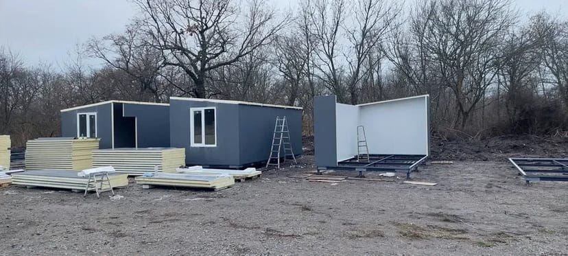 Монтаж каркасних будівель,технічних приміщень, холодильних камер.