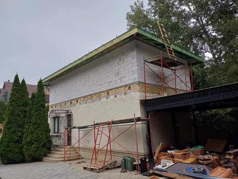 Заливка бетону фундамент погріб сарай паркан забор площадка відмостка