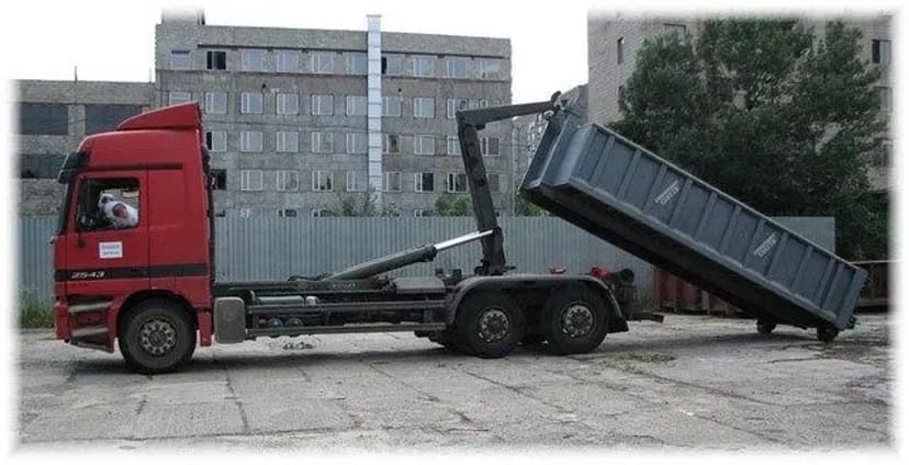 Вивезення будівельного сміття контейнером 10-15-30м3