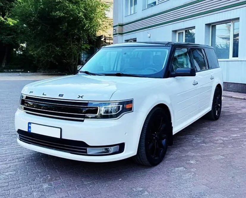 180 Позашляховик на весілля Ford Flex білий