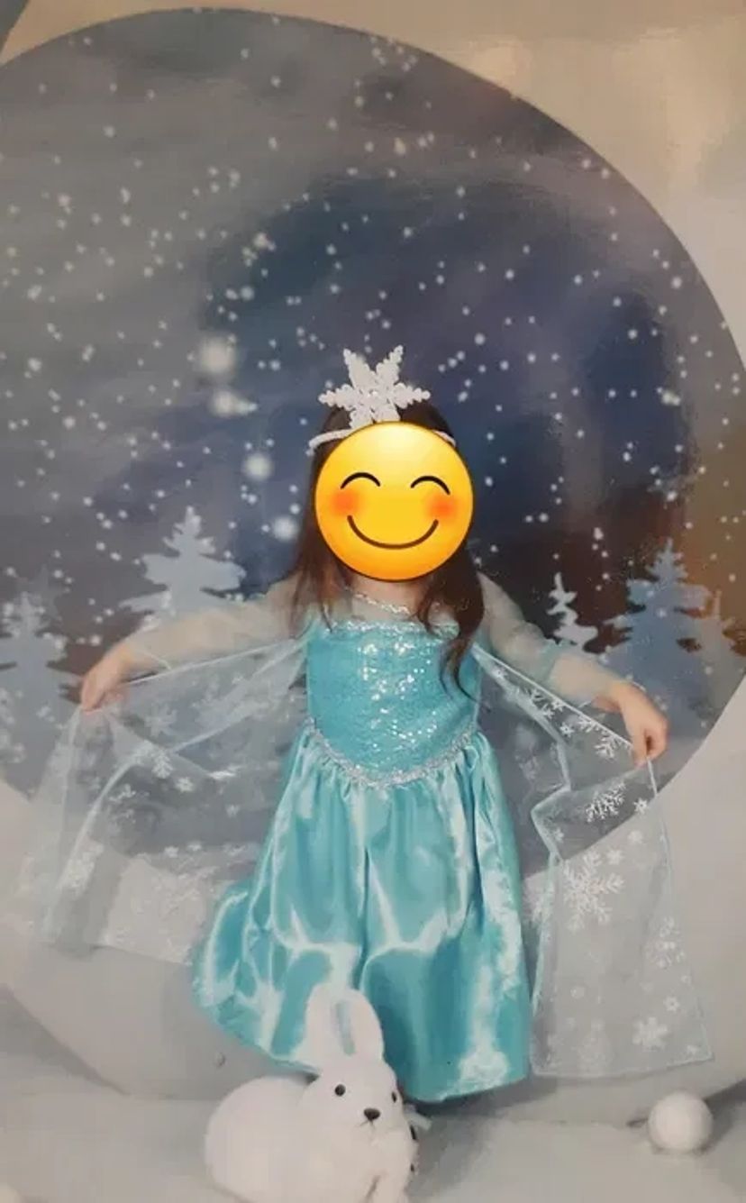 Плаття Ельзи Frozen Новорічне плаття Зими, Сніжинки
