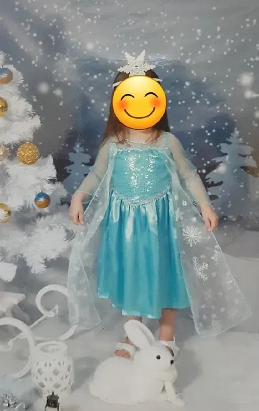 Плаття Ельзи Frozen Новорічне плаття Зими, Сніжинки