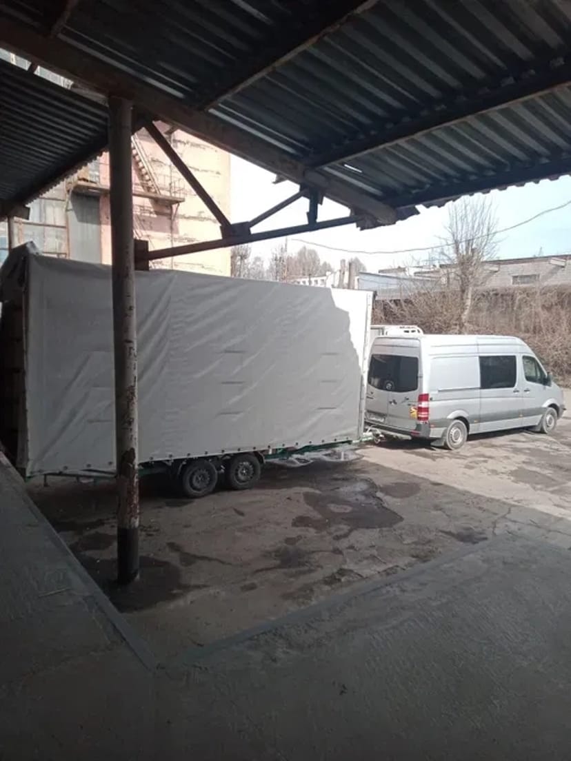 Тентованный прицеп 32 куба