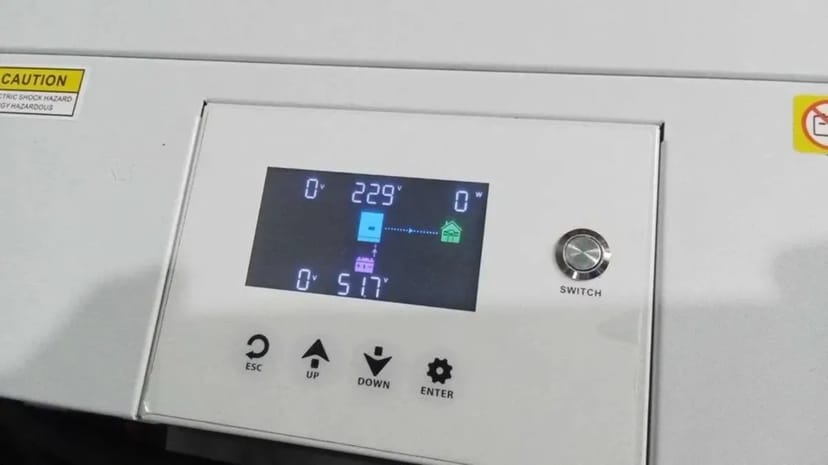 Інвертор NBFT Power з вбудованим акумуляторним блоком
