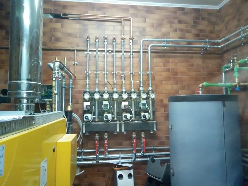 Проектування та монтаж газових або твердопаливних котелень