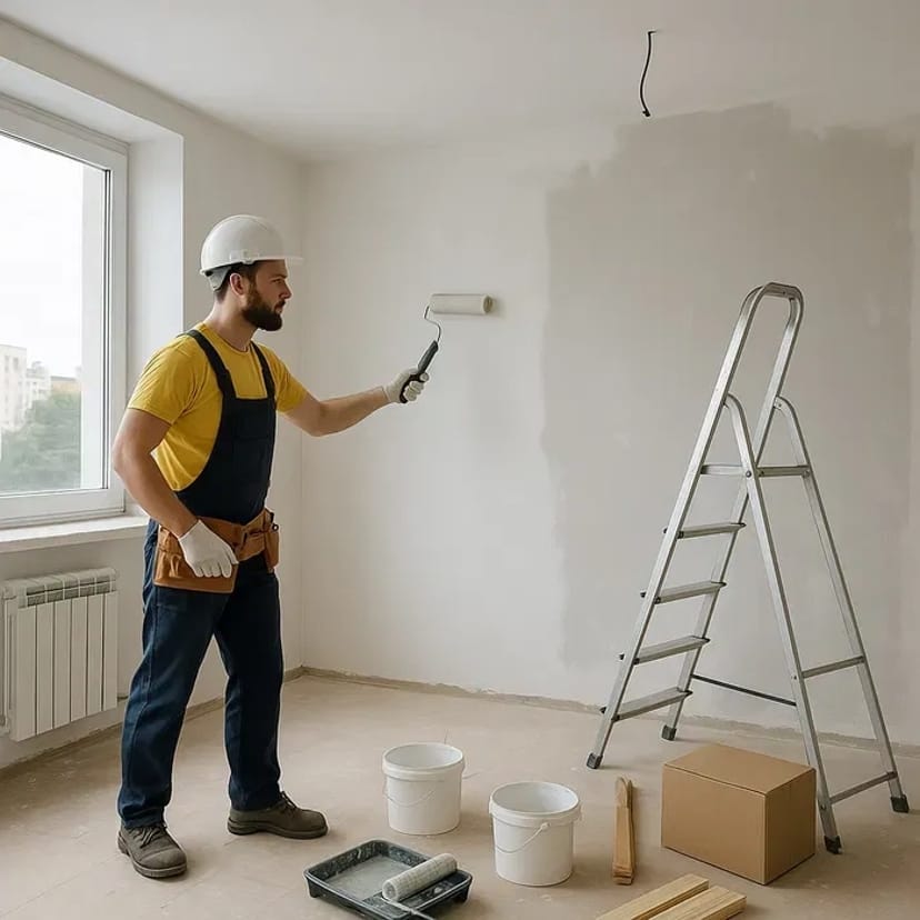 Ремонт. Шпаклівка, фарбування, декоративка