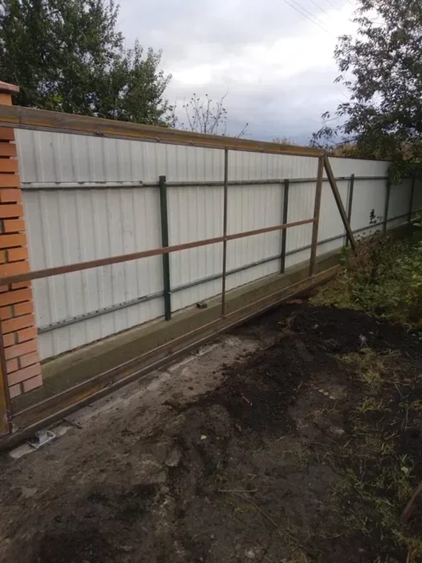 Монтаж огорож, розпашні , відкатні ворота, калітка, забор