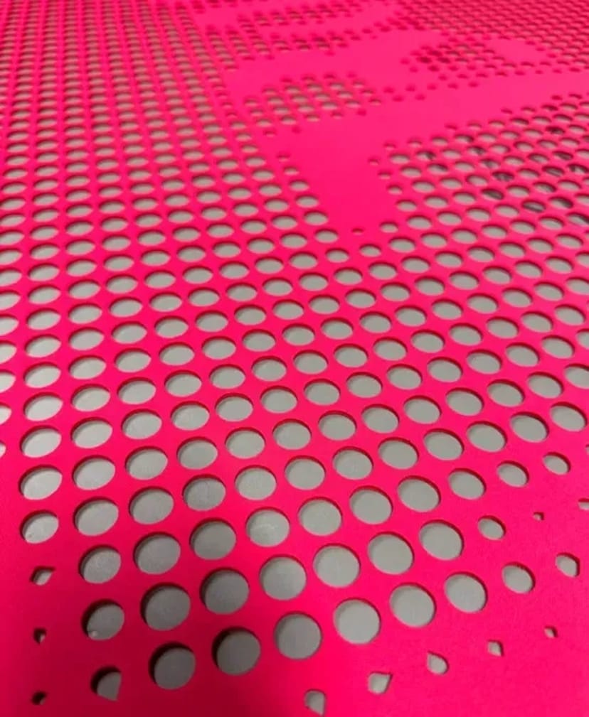 Лазерний розкрій тканини липучки оксфорду кордури