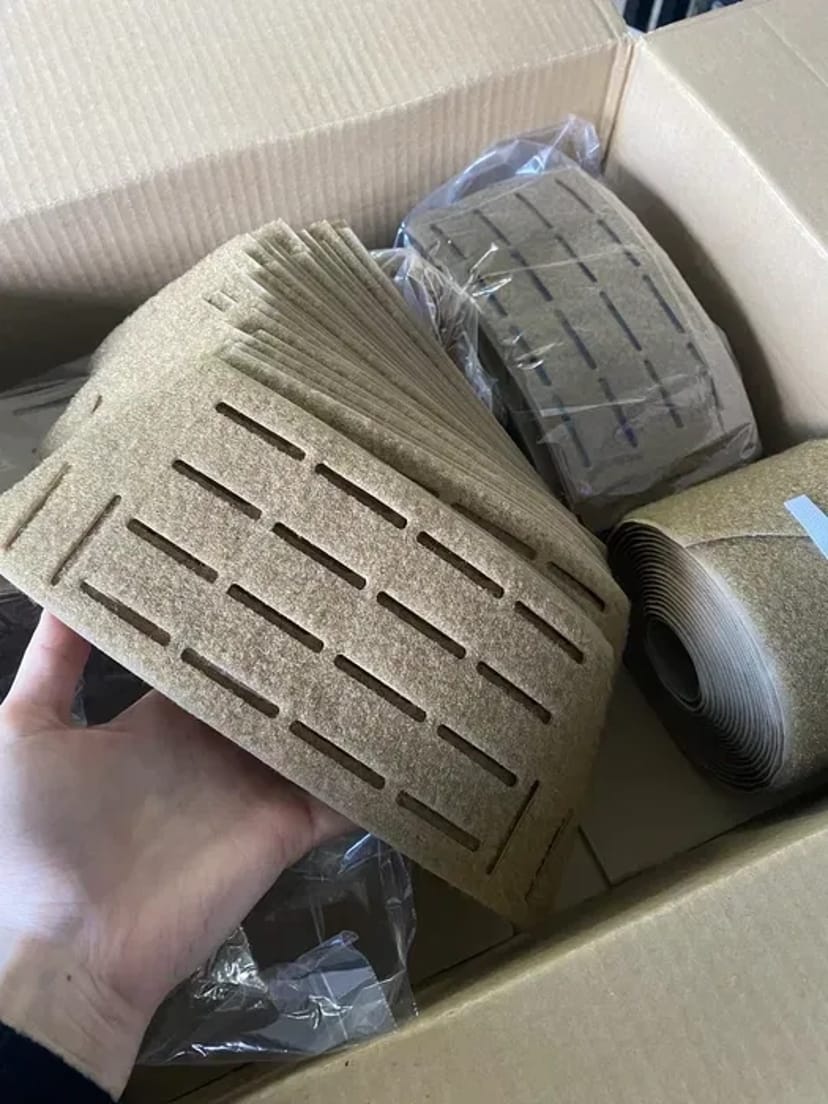 Лазерний розкрій тканини липучки оксфорду кордури