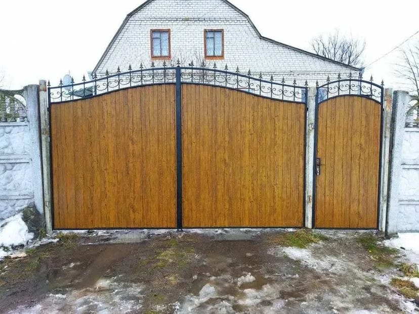 Сходи металеві, Навіси під автомобіль. ВИРОБИ З МЕТАЛУ. Ворота, Забор