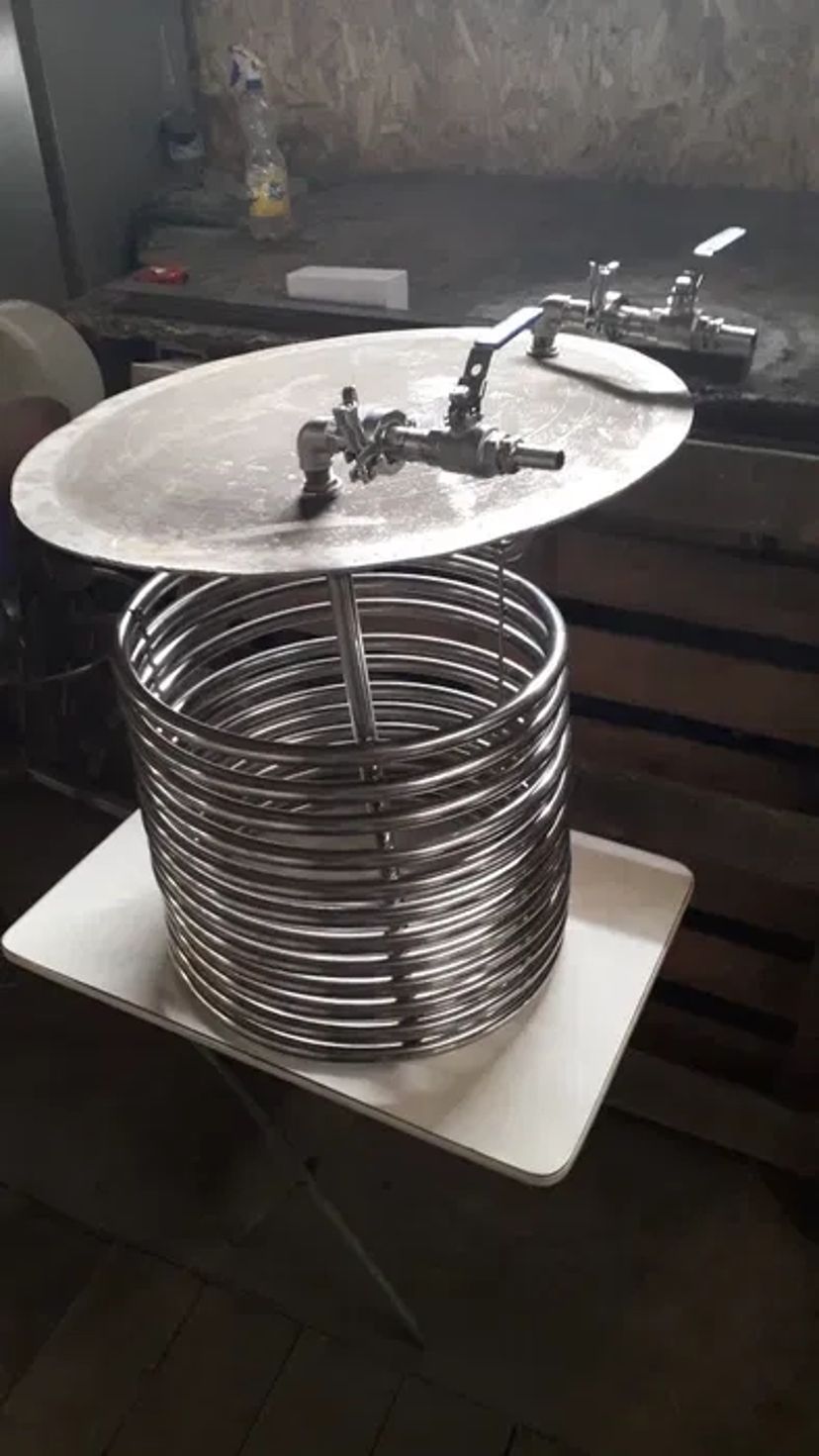 Изготовление: змеевик, теплообменник спиральный из нержавейки 1 000 грн.