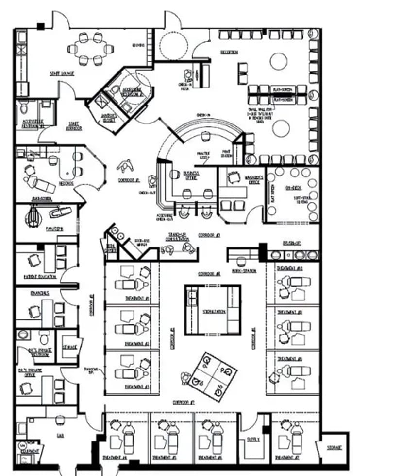 Проєкт-дизайн салонів краси, перукарень, косметологічних центрів, СПА-салонів