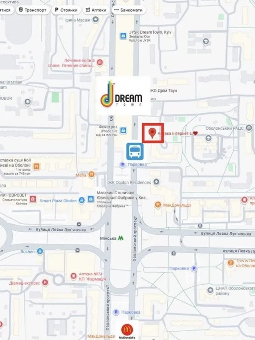 Фасадне приміщення 31 м2 біля метро Мінська