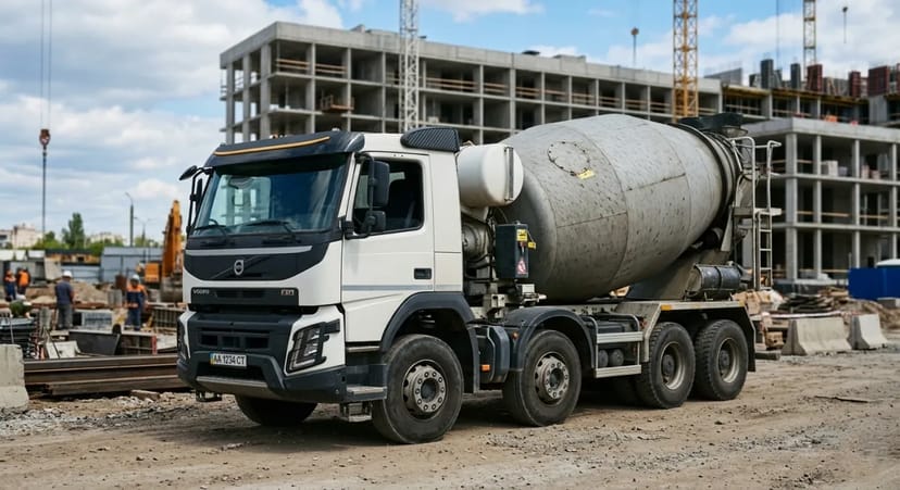 Бетонозмішувач Volvo 9 м³ професійна техніка