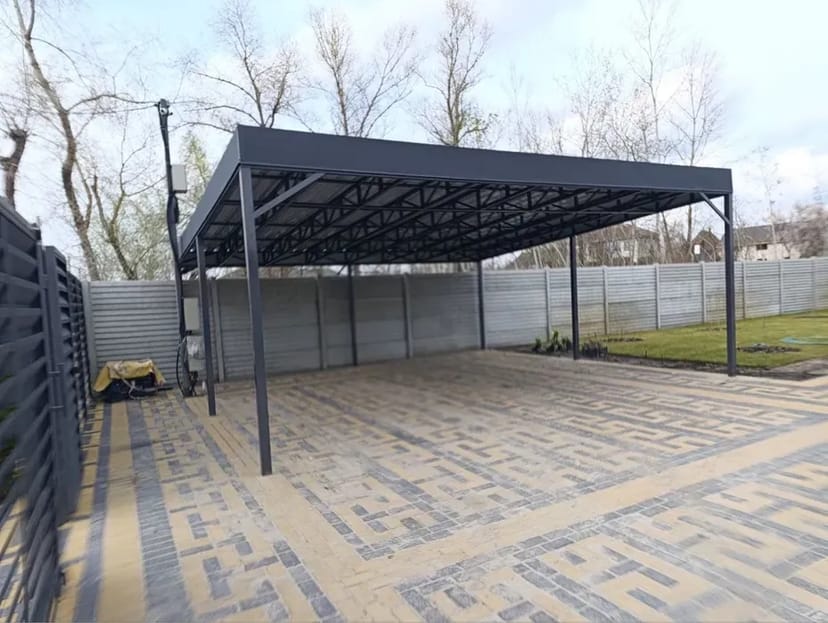 Навіси з полікарбонату, профнастилу, козирки, навіс для авто