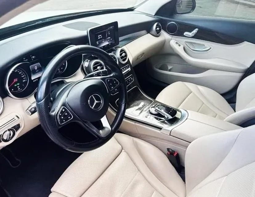 082 Авто на веcілля Mercedes Benz C300 білий
