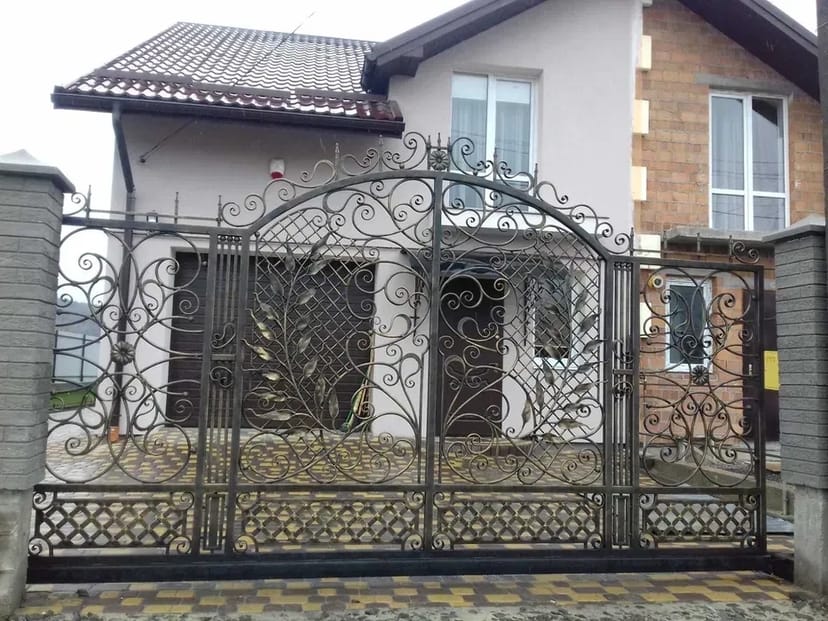 Ворота металеві • Ковані паркани! Профнастил / Рачно ЛЬВІВСЬКА ОБЛ!
