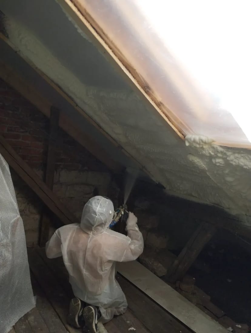 Утеплення пінополіуретаном, ППУ, піною