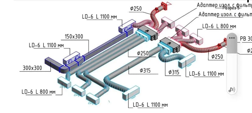 Встановлення вентиляції та кондиціонерів під ключ