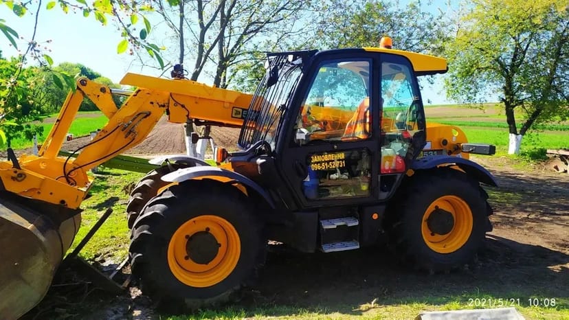 Телескопічного навантажувача погрузчика JCB маніту