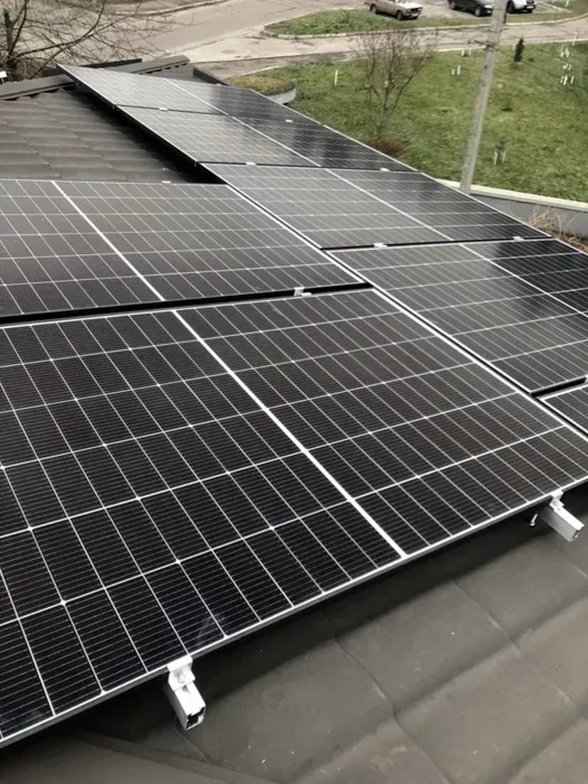 Монтаж сонячних панелей! Інвертори Deye!Панелі Longi Solar/Trina Solar