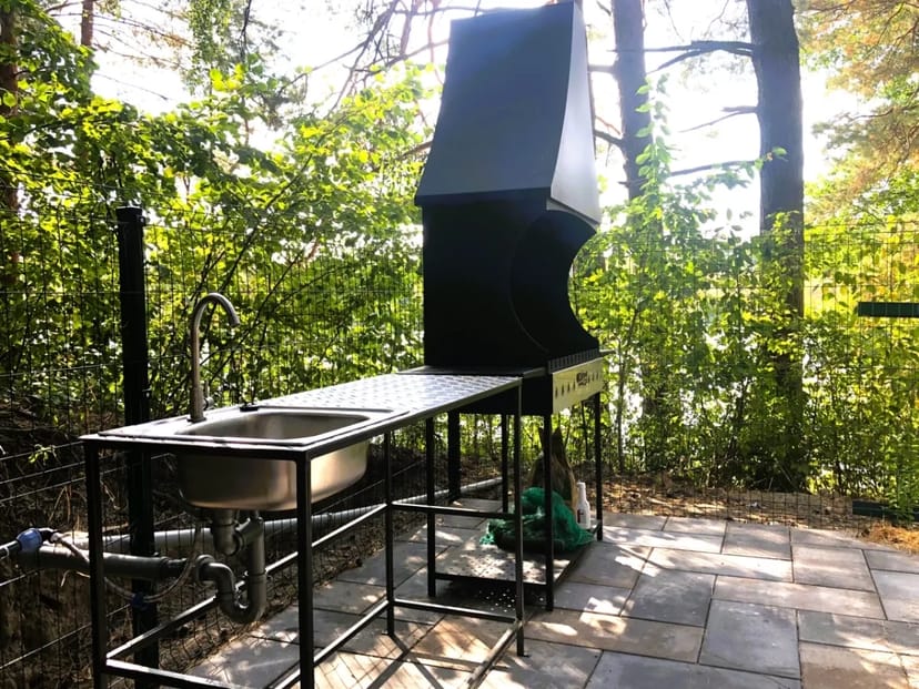 Будиночок для відпочинку та риболовлі НА ОЗЕРІ на 6 спальних місць (№2)