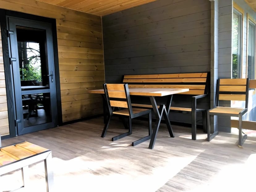 Будиночок для відпочинку та риболовлі НА ОЗЕРІ на 6 спальних місць (№2)