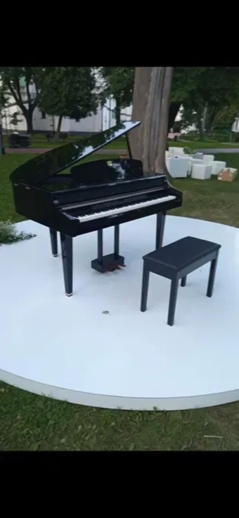 Рояль белый, Yamaha