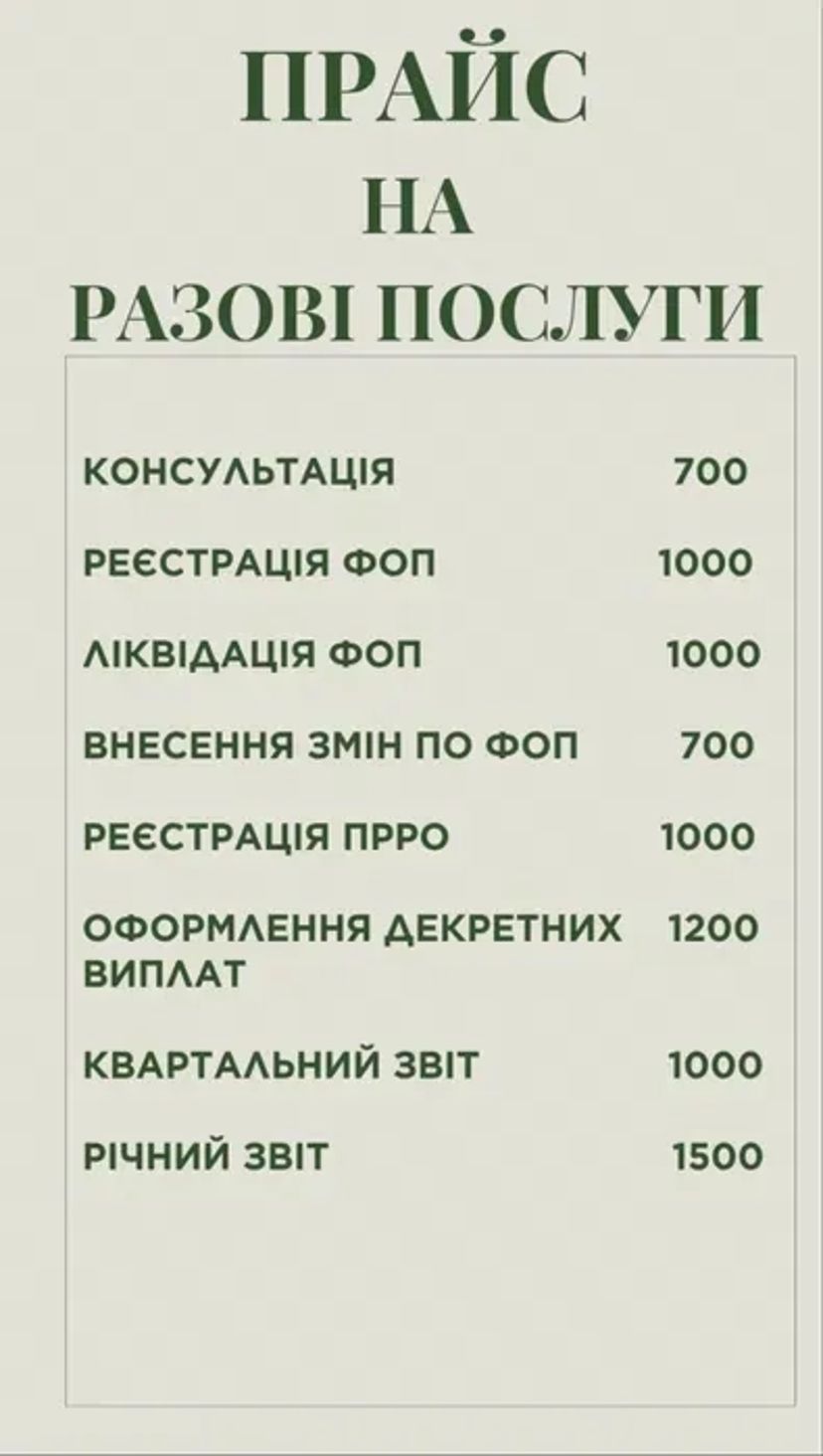Бухгалтер. Річна звітність «під ключ» для ФОП 1-3 групи