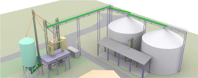 Будівництво зерноочисних комплексів для очищення зернових культур ЗАВ