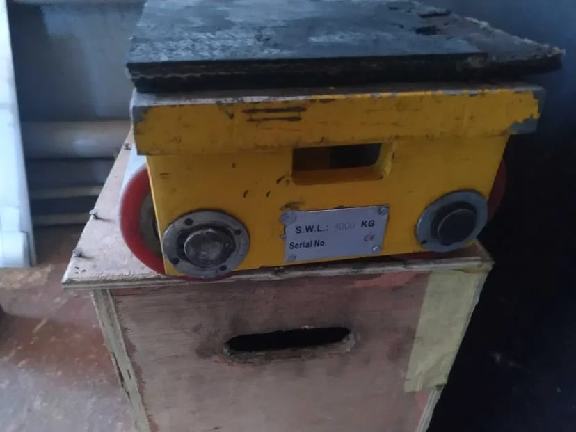 Такелажні ролики катки візки домкрати