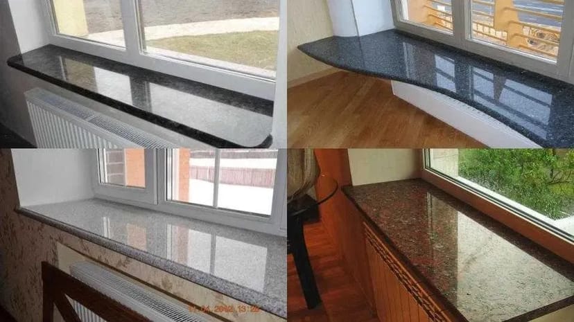 Виготовлення Підвіконня з натурального каменю граніт