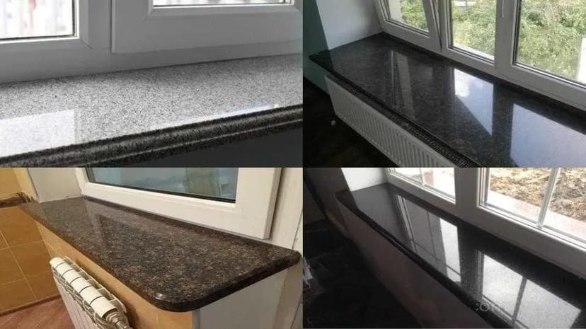 Виготовлення Підвіконня з натурального каменю граніт