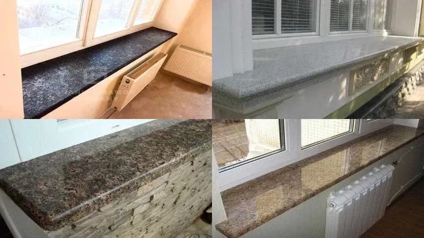 Виготовлення Підвіконня з натурального каменю граніт