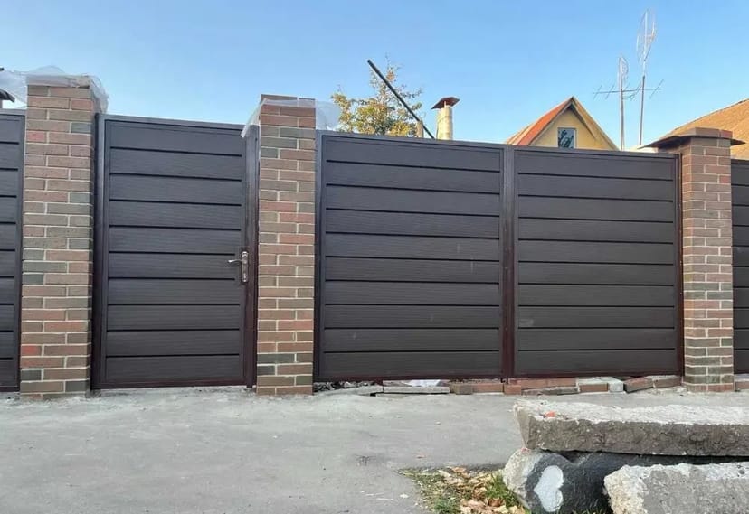 Ворота відкатні Навіс Навес під авто Зварювальні роботи Монтаж