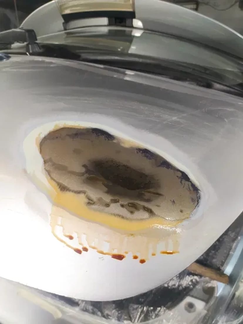 Автофарбування пайка бамперів з пластику, пластмаси.