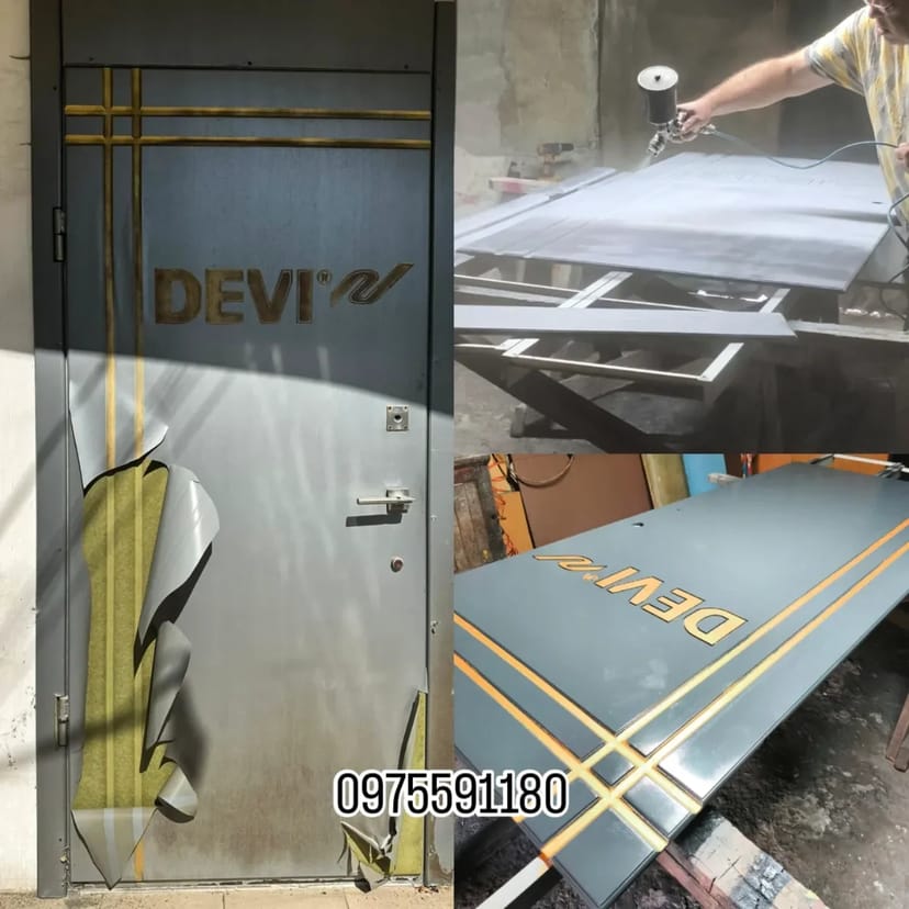 Реставрація дверей, ремонт дверей, фарбування фасадів мдфМДФ