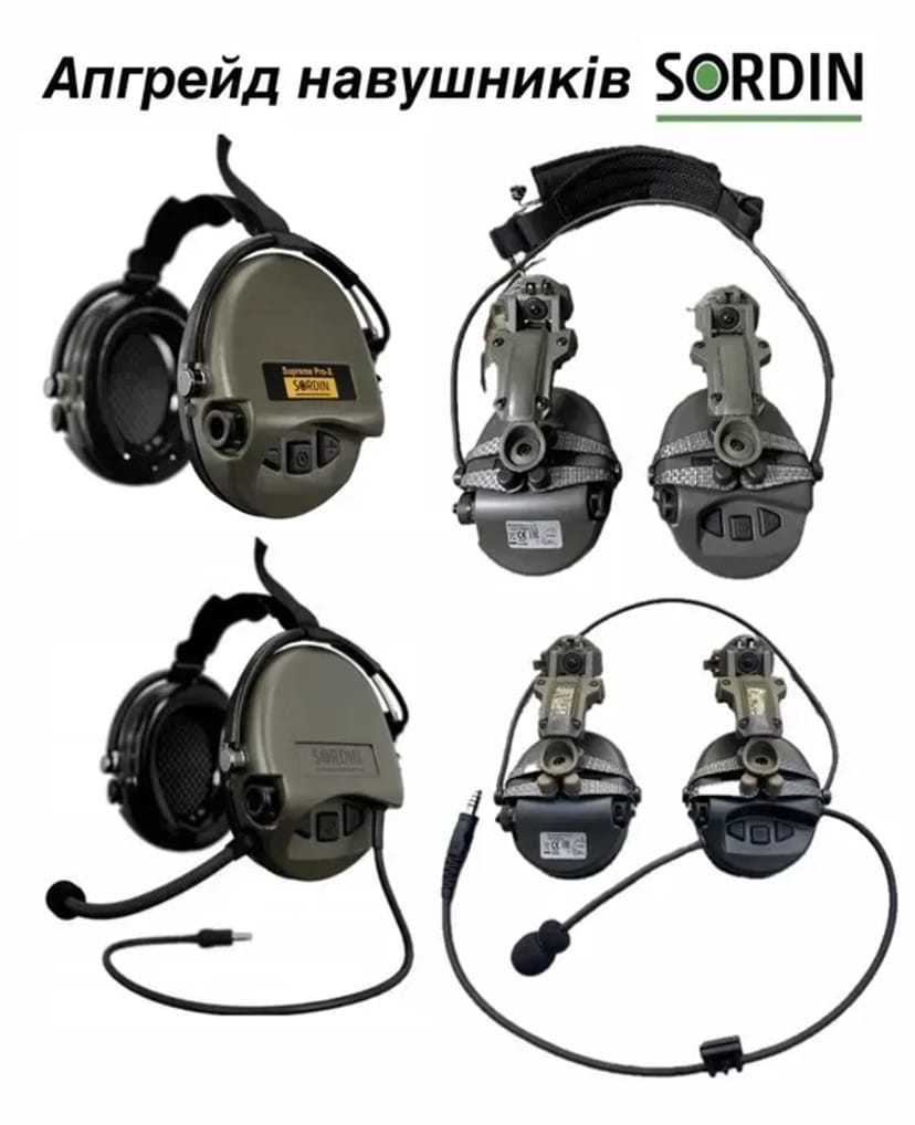 Апгрейд, герметизація, модифікація, ремонт навушників SORDIN, PELTOR